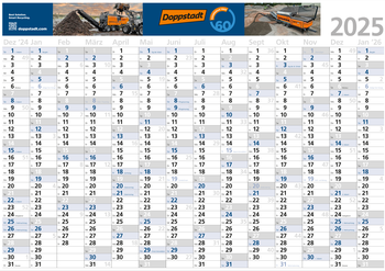 Doppstadt Plakatkalender 2025